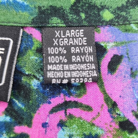 Vintage Anxious Men's Multicolor Frog Graphic Shirt NWT - Picture 10 of 16